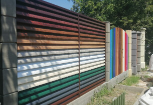Забор жалюзи под дерево Орех в г. Байконуре