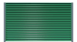 Забор жалюзи с железными столбами